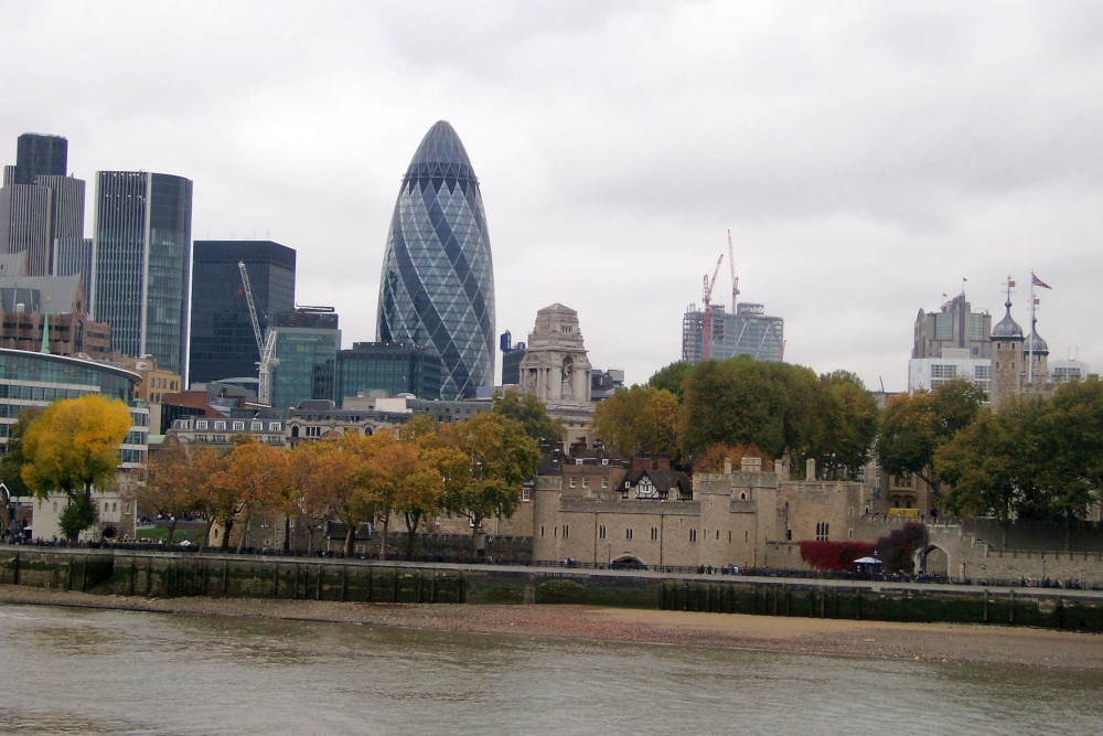 London Skyline with the Gherkin