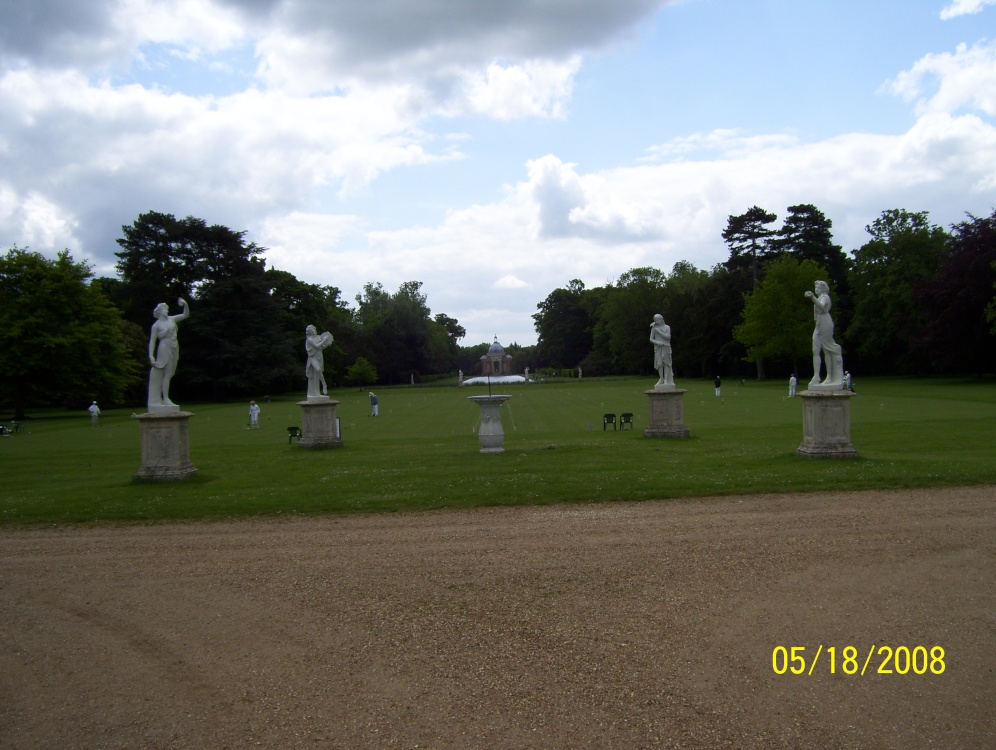 View from stairs Wrest Park