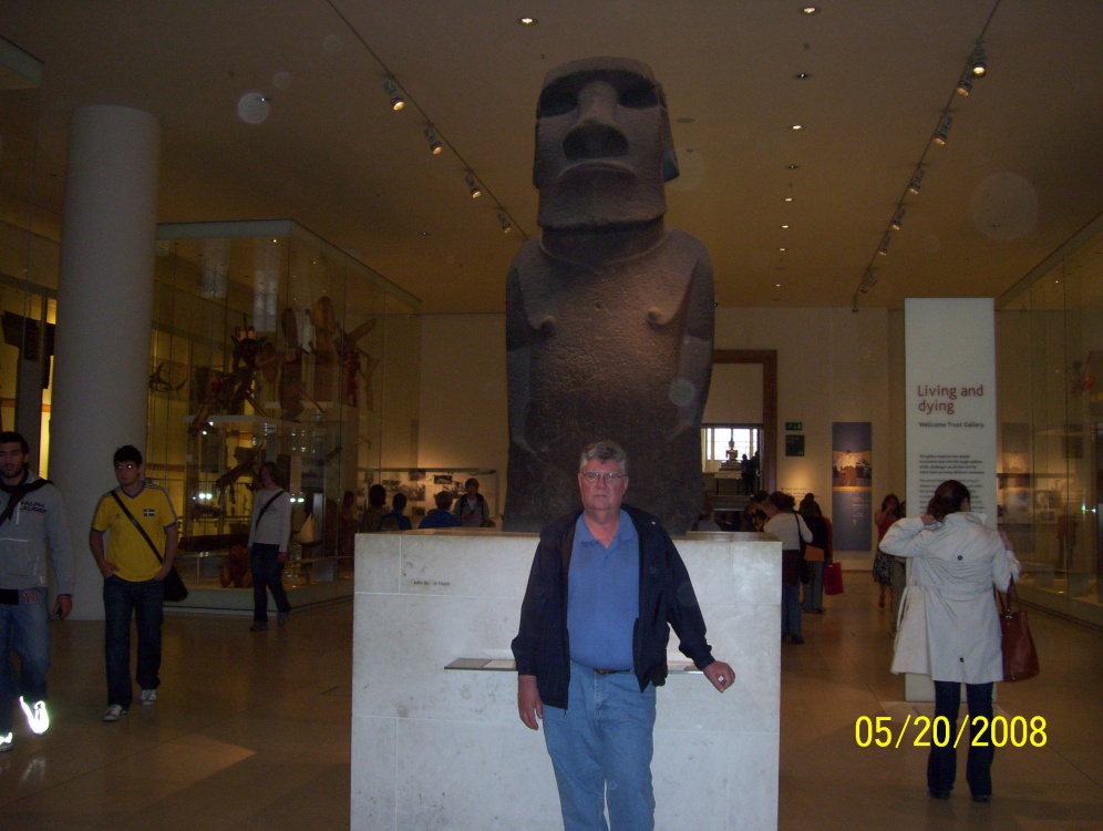 Easter Island head at The British Museum