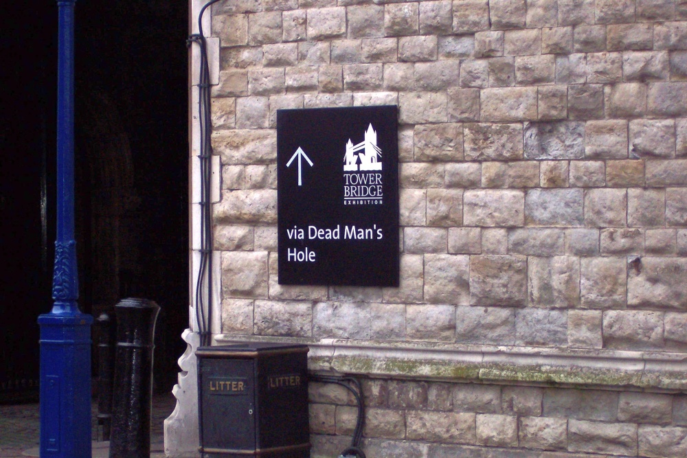 Tower Bridge sign