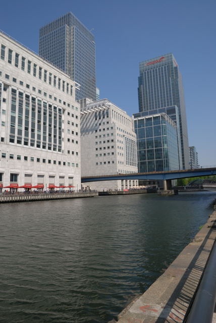 Canary Wharf and River Dock - May 2008