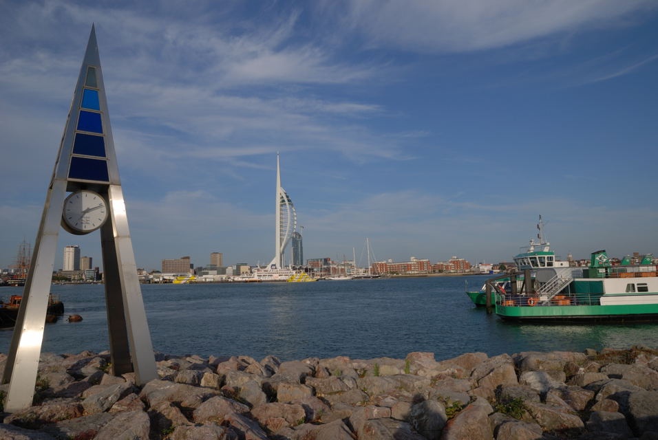 Photograph of Spinnaker Tower at Gunwharf Quay