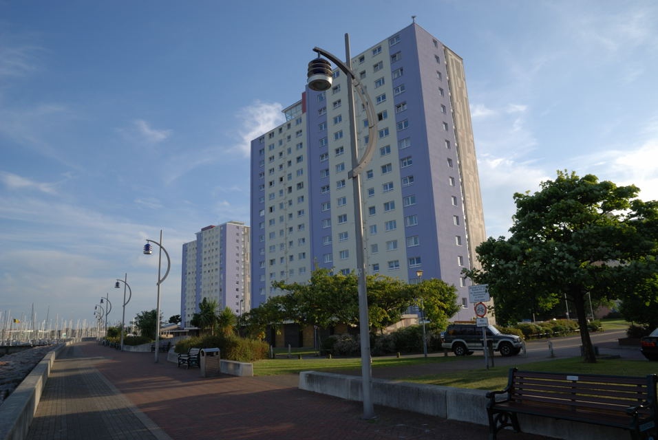 Photograph of Gosports Revamp Tower Blocks