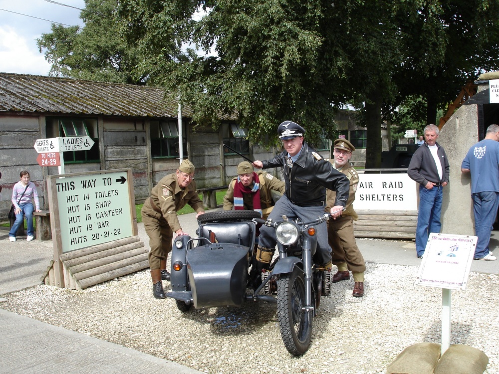 It was either wait for the AA? Or get the Home Guard to push! photo by Nicholas. R. Taylor.