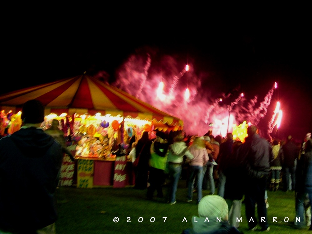 Photograph of Bonfire & Fireworks Display