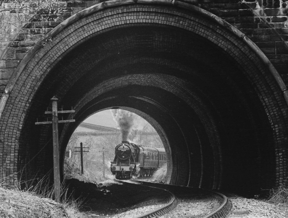 Train on Keighley Worth Valley Railway