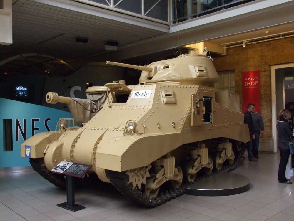 Imperial War Museum, London. Monty's tank. photo by Edward Lever
