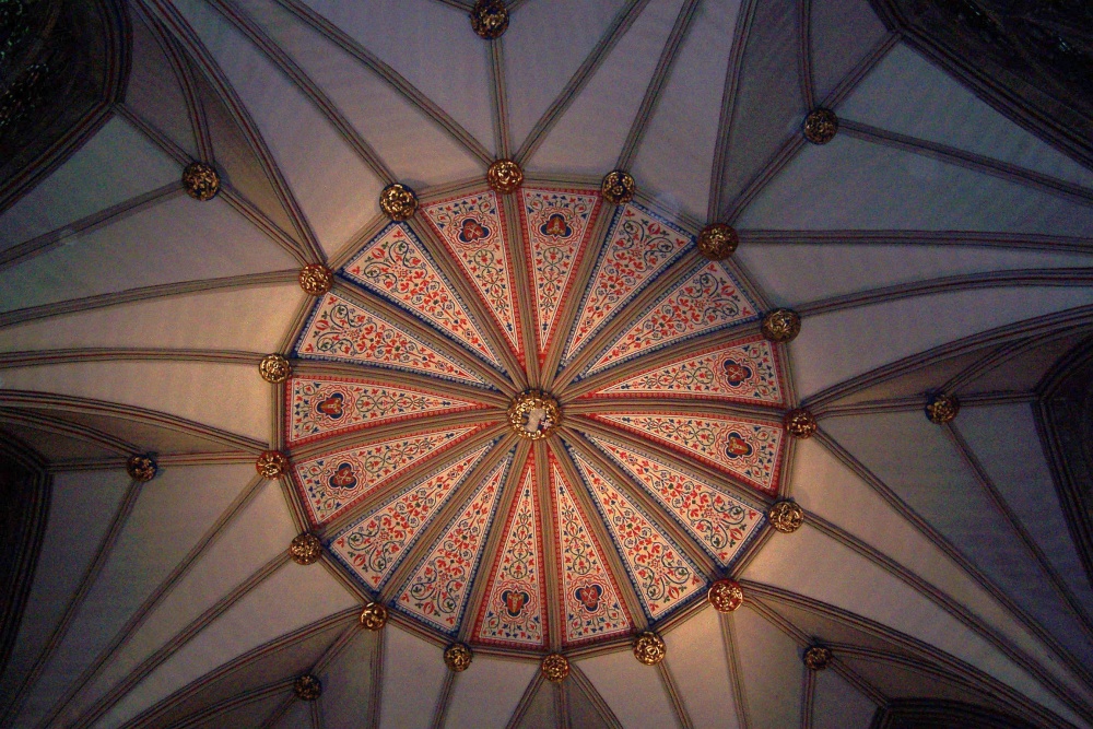 Ceiling of York Minster Chapter House