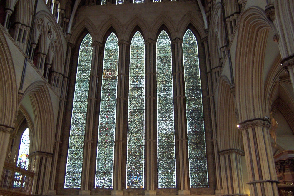 Original 12th Century Windows in York Minster