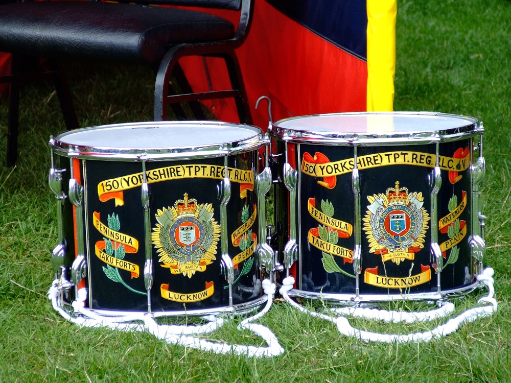 Regimental drums