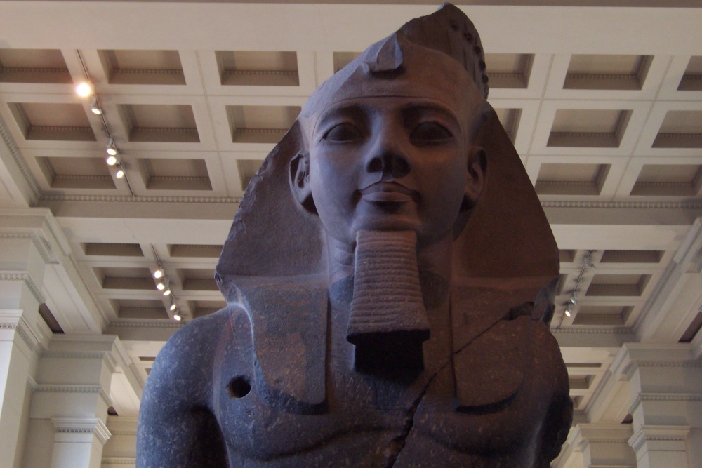 Ramses II, about 1250 BC photo by Ruth Gregory