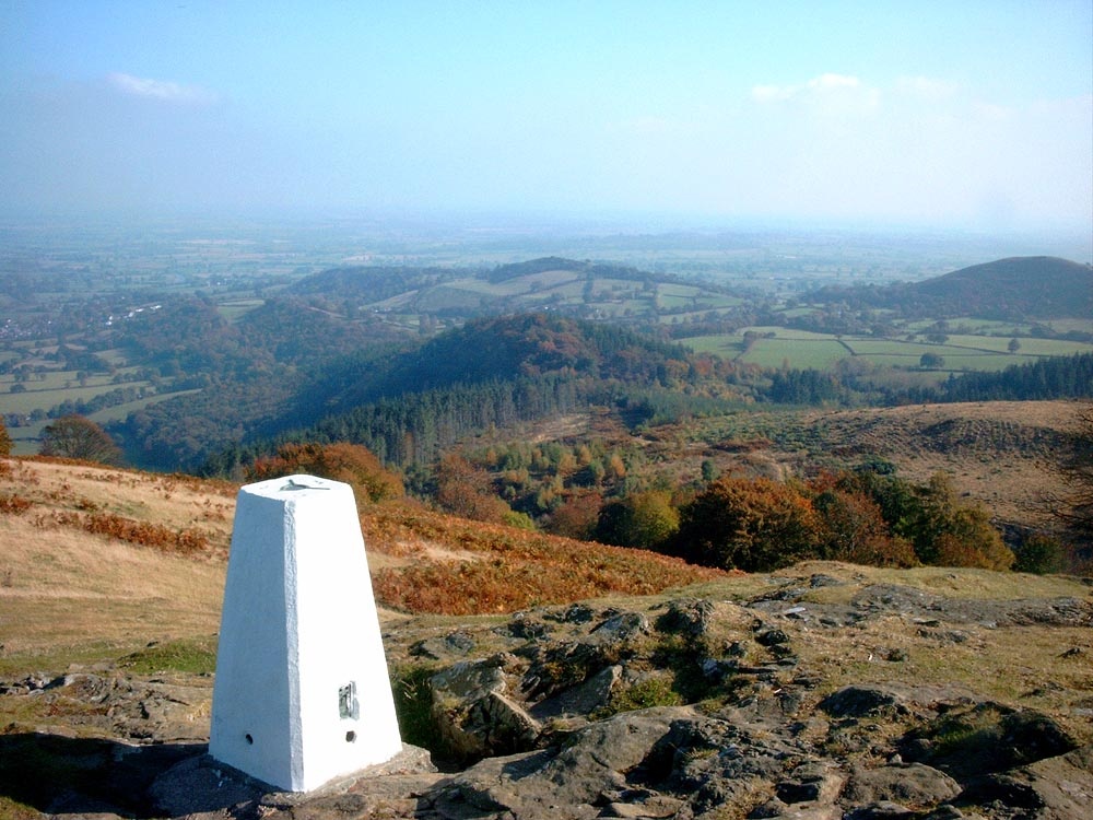 View from Breidden Hill , nr Middeltown, Powys