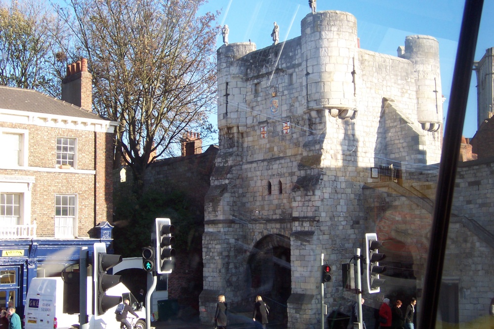 Bootham Bar from outside the City Wal