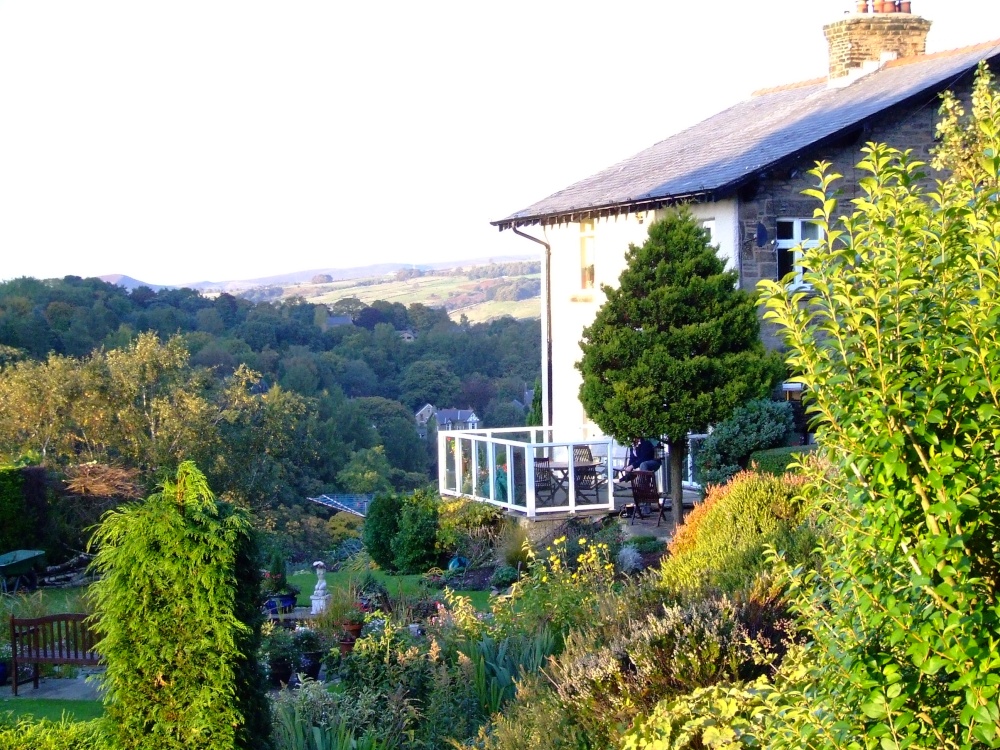Photograph of 'Kinrara'....a beautiful house and garden at the top of the hill at Whaley bridge