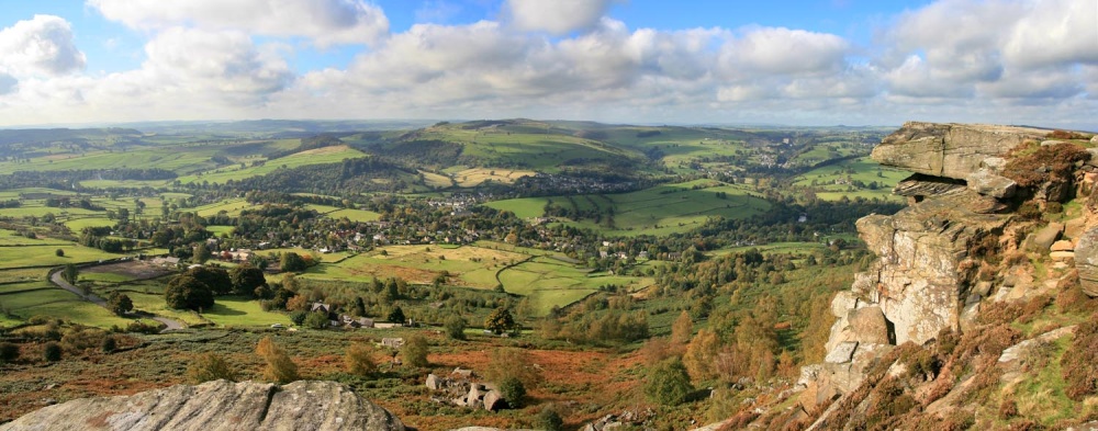 Photograph of View from Curbar Edge