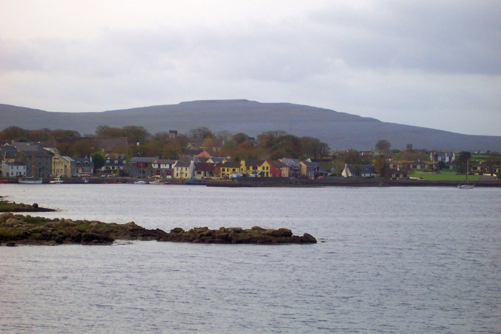 Town of Kinvara on Kinvara Bay