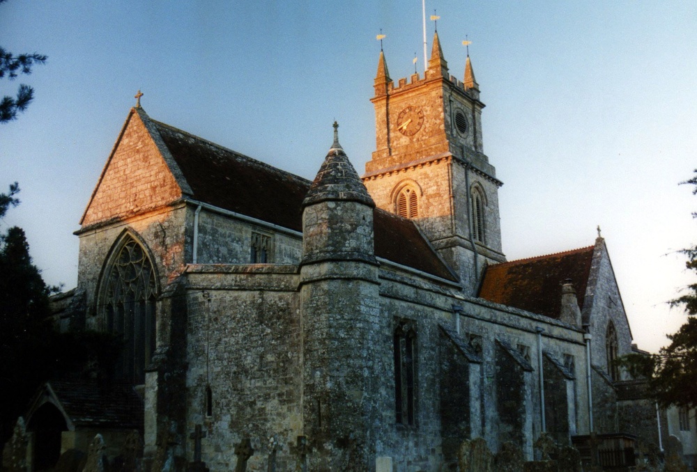 Photograph of St. John's in the evening