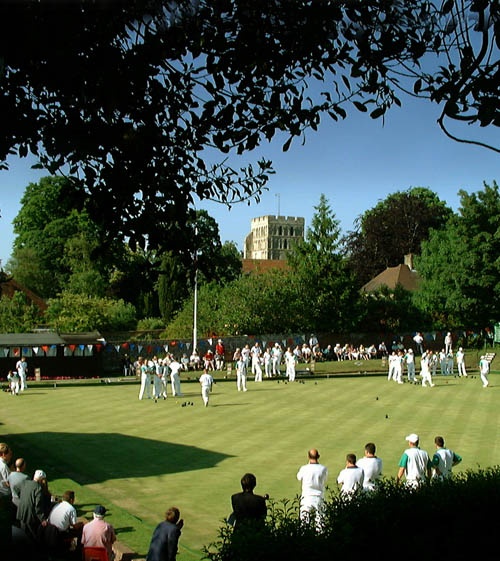 Bowls tournament at Sandwich, Kent