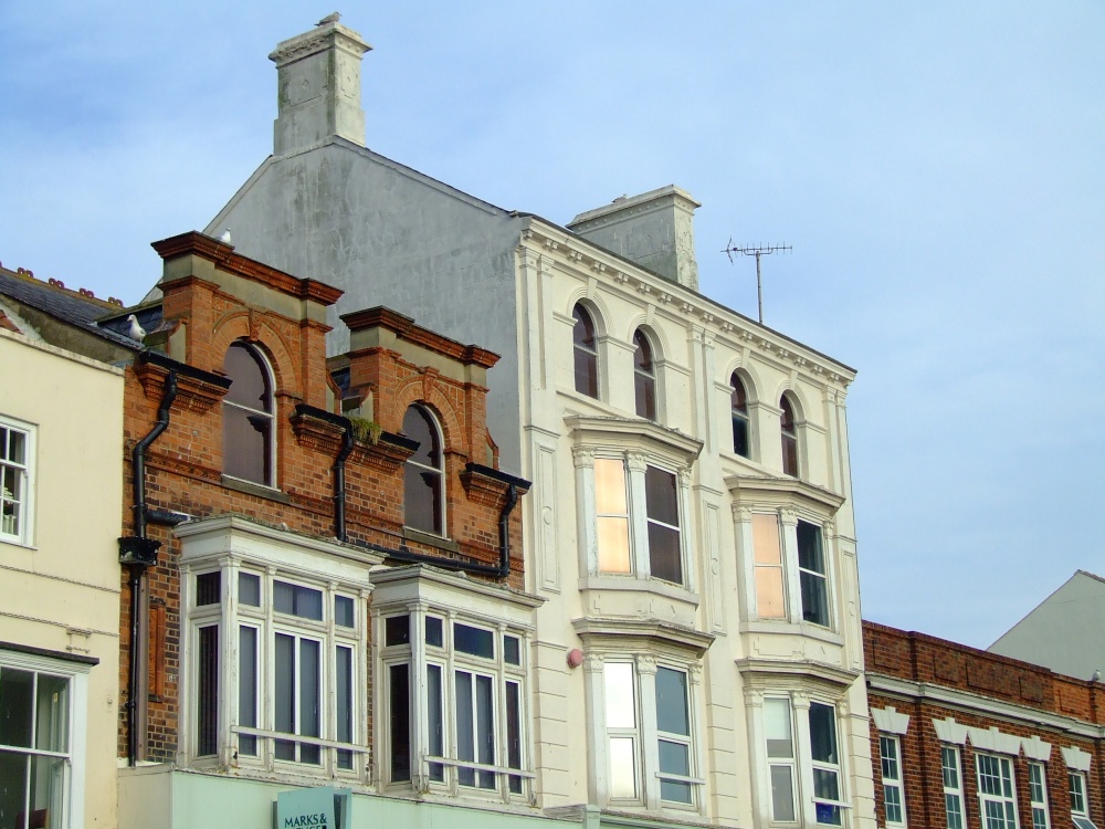 Marks and sparks and Woolworth buildings
