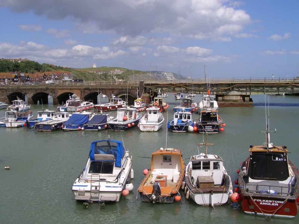 Folkstone Harbour.