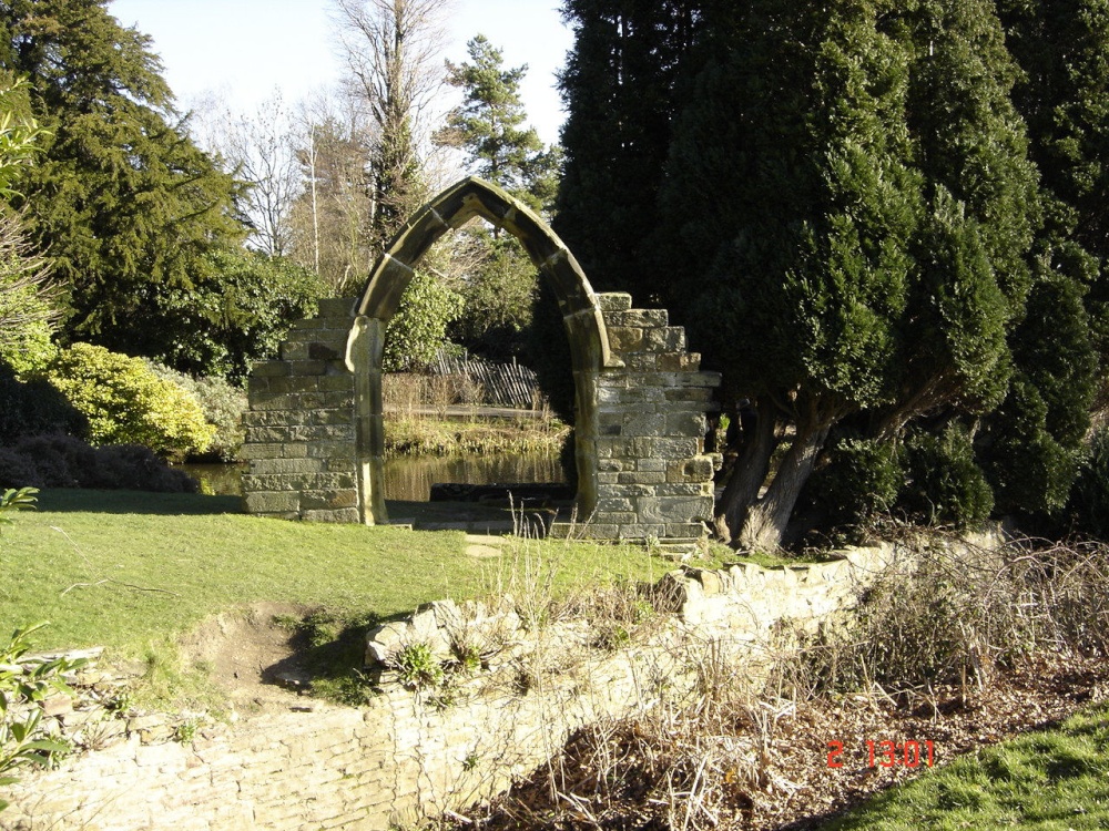 Photograph of A very old arch in Cawthorne Park, Barnsley.