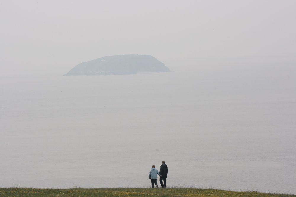 Steep Holm from Brean Down.