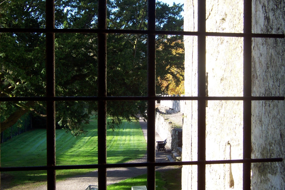 Looking out of Blarney Castle