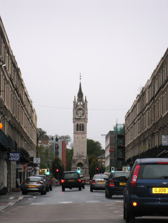 Gravesend Clocktower taken from Harmer Street