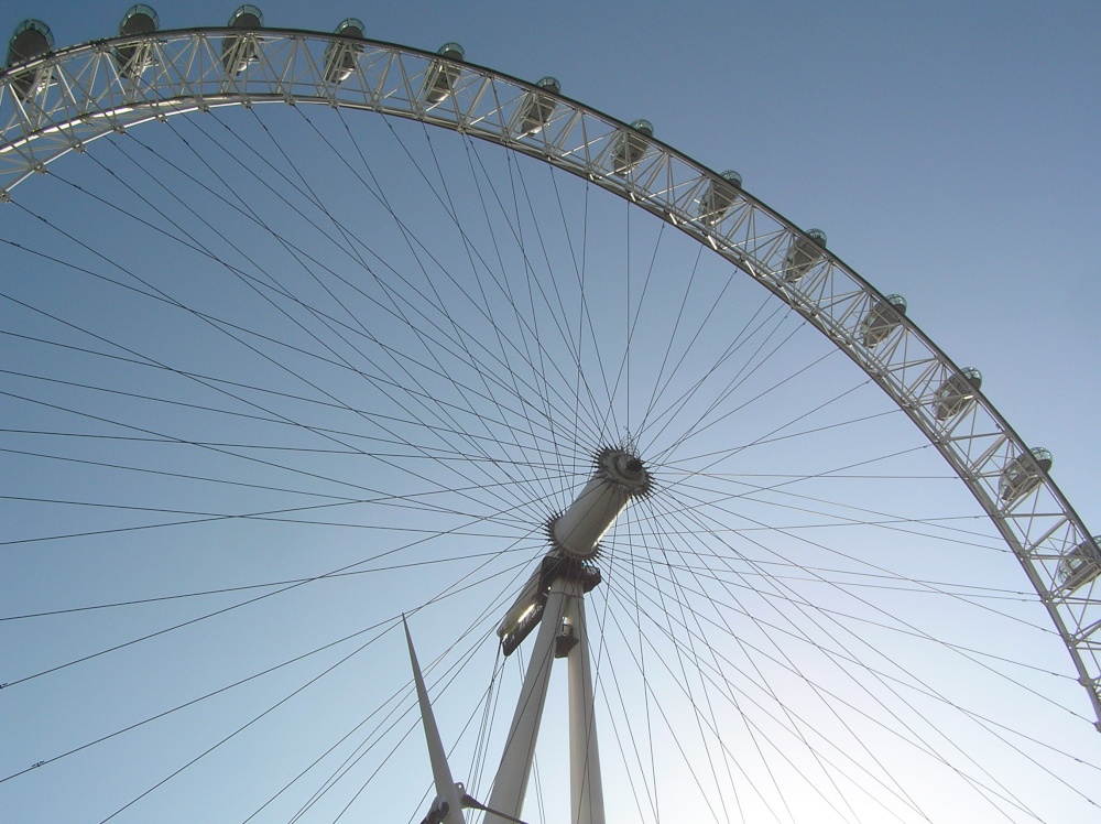 The London Eye, seen from the river
