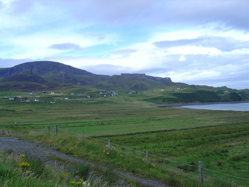The town Brogaig near Stenscholl