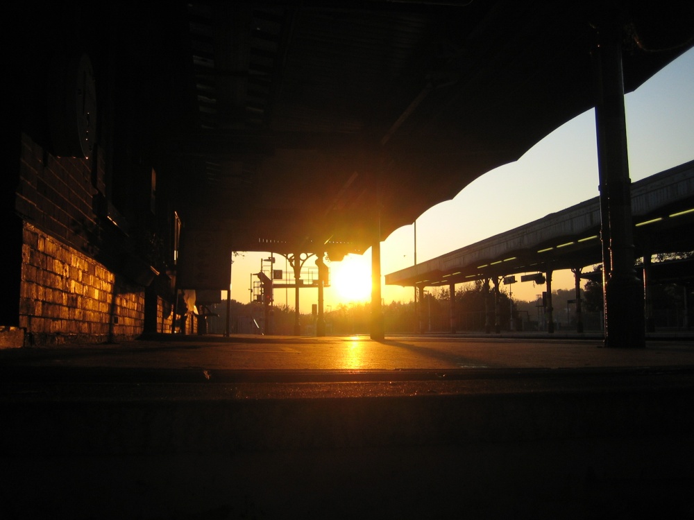 Winter Sunset - Purley Station