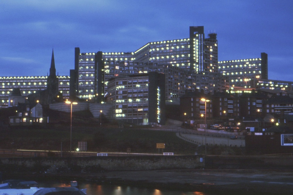 Parkhill flats from the Sheffield basin 1980s