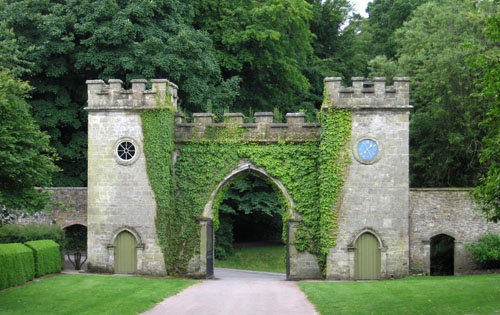 Gothick gateway to Stourton House