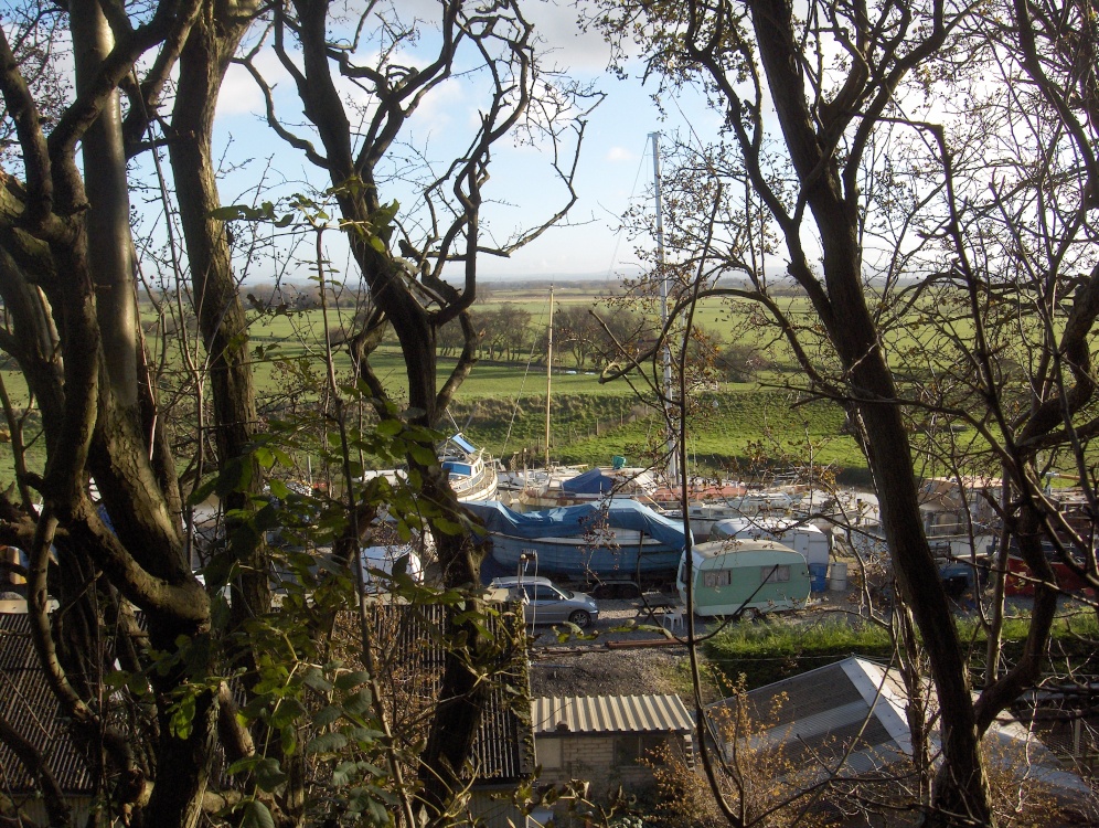 Second glimpse of the river and boats - Freckleton