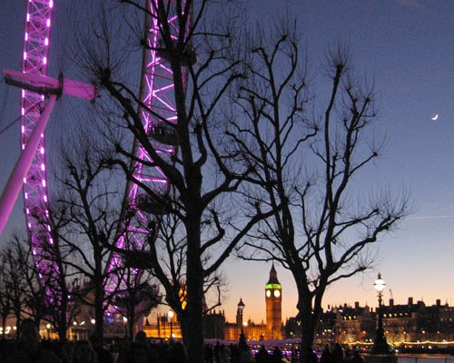 The London Eye and Big Ben photo by John Ware