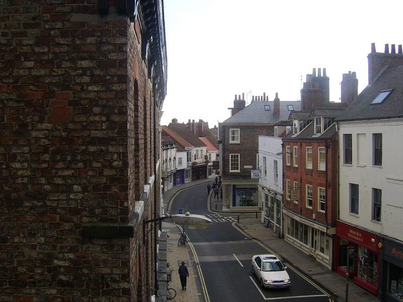 A York Street seen from the city walls