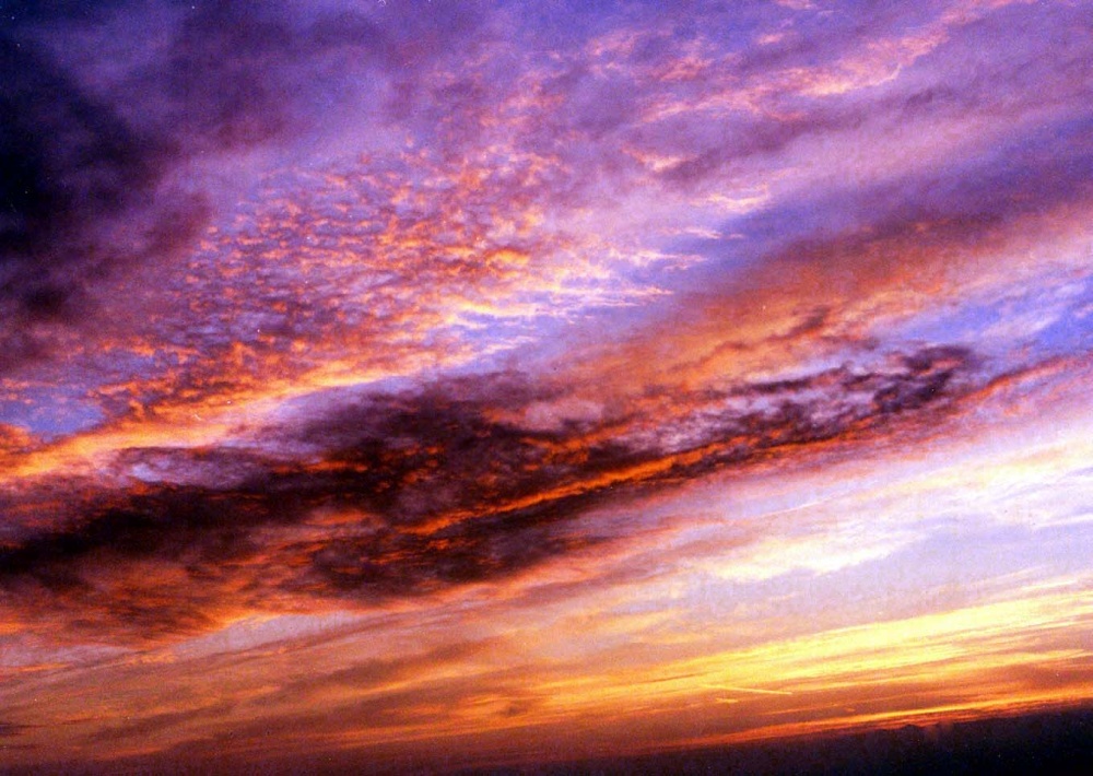 Sunset over The Severn