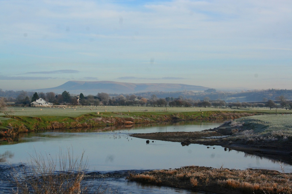 River Ribble and Pendle Hill