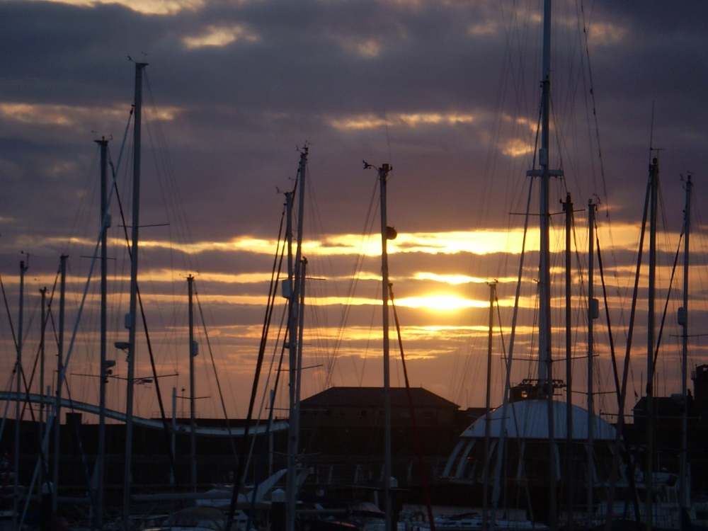Harbour sunset