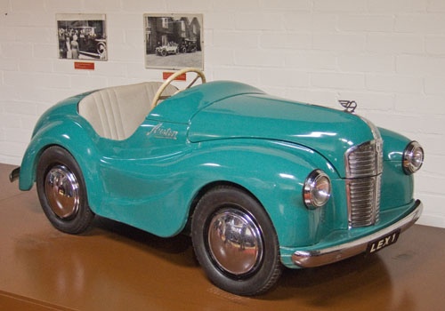 Photograph of Prince Charles' first car