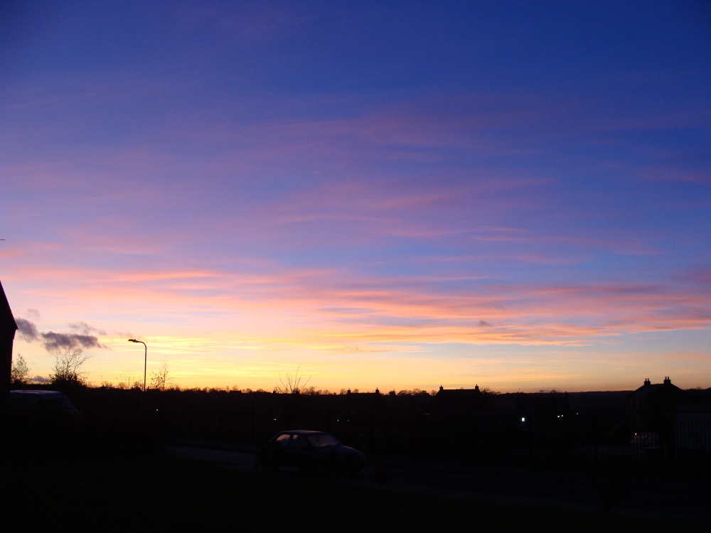 Sunset at Mawsley