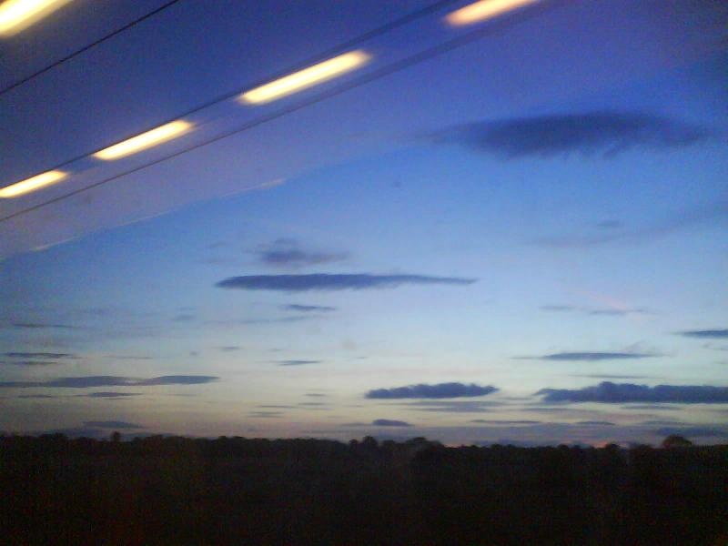 Homeward bound on the train