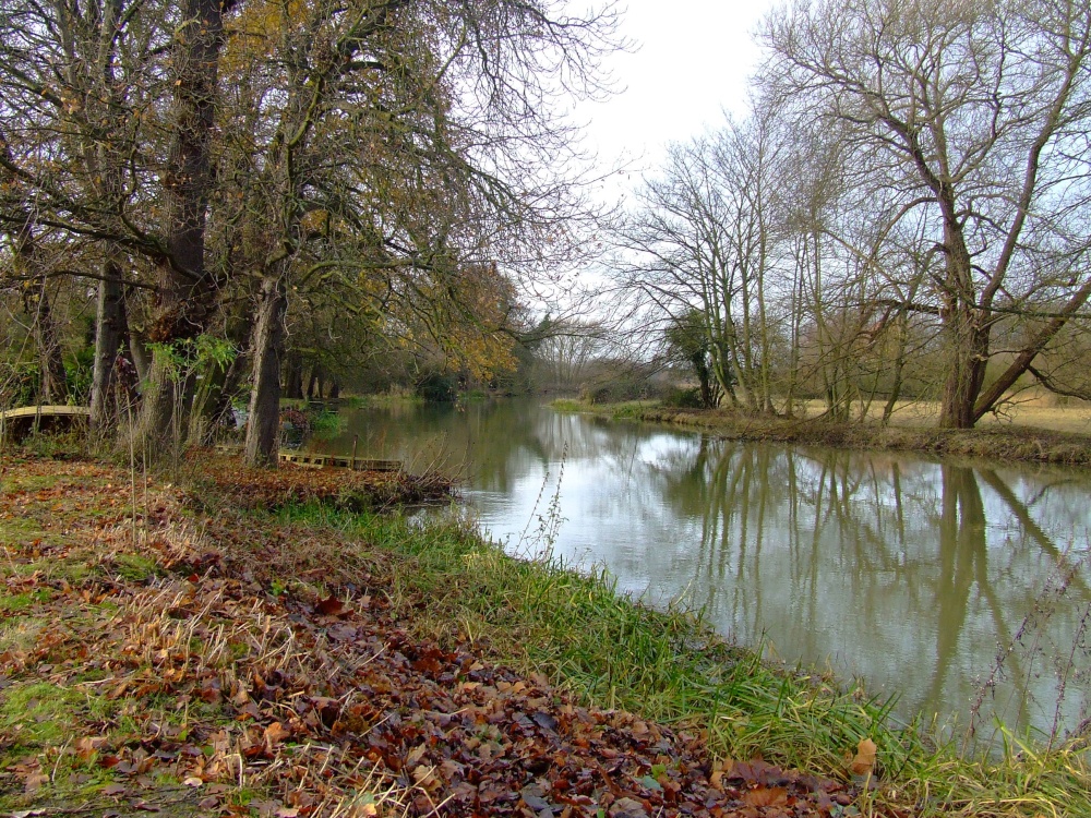 Photograph of The River Nene at Water Newton