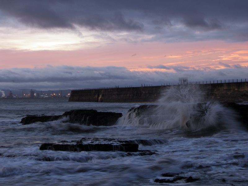 Sunrise lighthouse corner