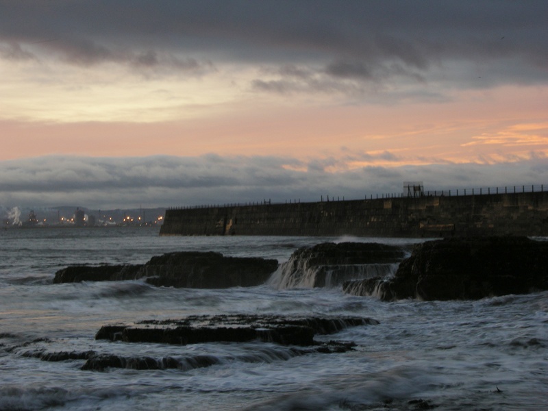 Sunrise lighthouse corner