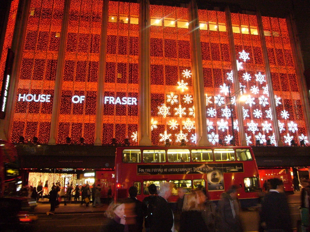 Christmas in Oxford street