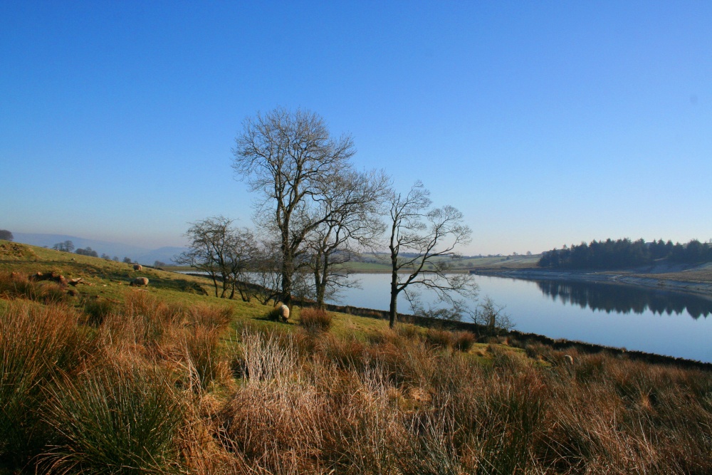 Photograph of Dean Clough Reservoir