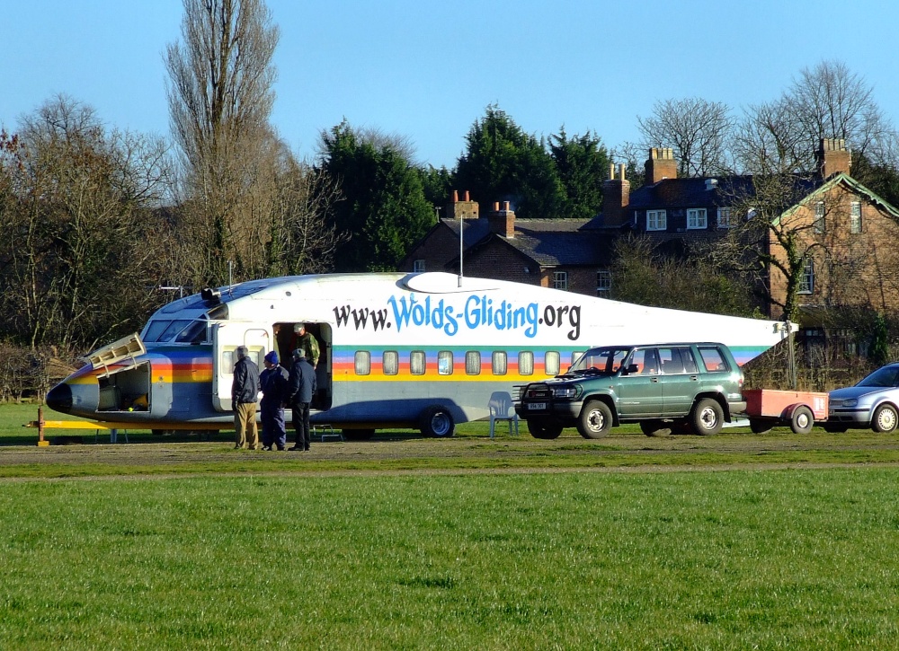 Photograph of Wolds Gliding Club operations room