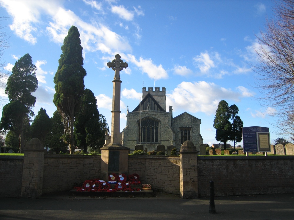 "Church and War Memorial in Winslow, Bucks" by poe at