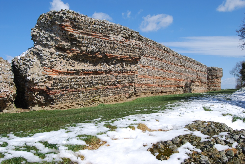 The wall of the Roman Fort